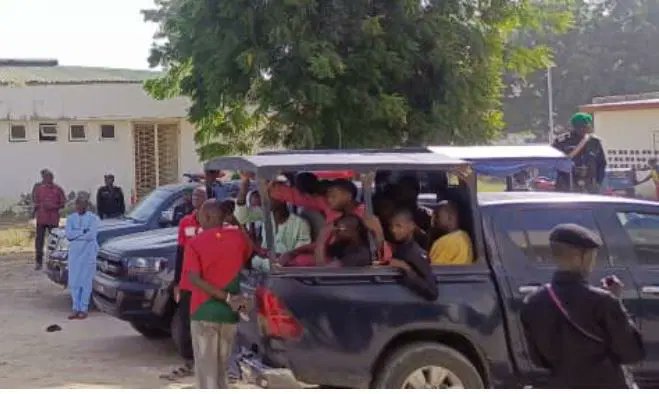 Omoyele Sowore (@yelesowore) on Twitter photo It is totally insane that the overrated Governor of Borno State, Babagana Zulum <a href="/ProfZulum/">Prof. Babagana Umara Zulum</a>, the same man who recently allocated billions of naira to so-called โrepentantโ Boko Haram militants, has now turned around to jail innocent youths, several of them minors, simply for It is totally insane that the overrated Governor of Borno State, Babagana Zulum <a href="/ProfZulum/">Prof. Babagana Umara Zulum</a>, the same man who recently allocated billions of naira to so-called โrepentantโ Boko Haram militants, has now turned around to jail innocent youths, several of them minors, simply for