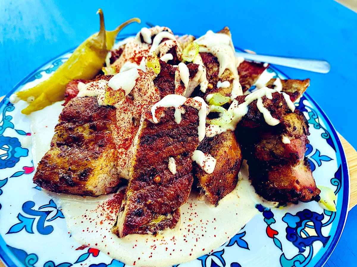 S M O K E D   P O R K B E L L Y
r â s  a l  h â n o u t  رأس الحانوت)
T A H I N I  S A U C E  طراطور
====================