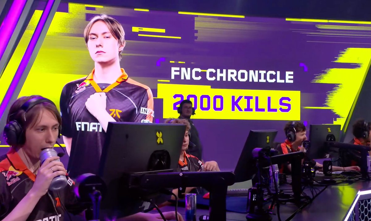 FNATIC's tweet photo. 2000 KILLS FOR THE GOAAAATTTT https://t.co/YgUJw49AhG