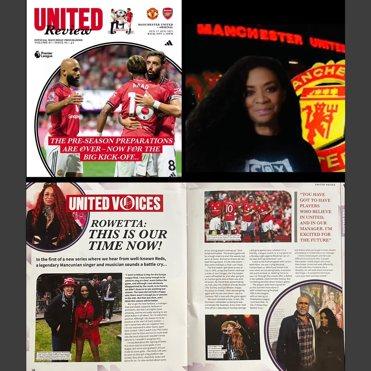 🇾🇪 Thanks again to <a href="/ManUtd/">Manchester United</a> 
Honoured to be interviewed by <a href="/Stoneroses74/">Stephen Canavan</a> for the new feature ‘United Voices’ in the 1st Official Match Day Programme of the season. 

⚽️ 📖 Order your copy of United Review here: reachsportshop.com/matchday_progr…

❤️🤍🖤