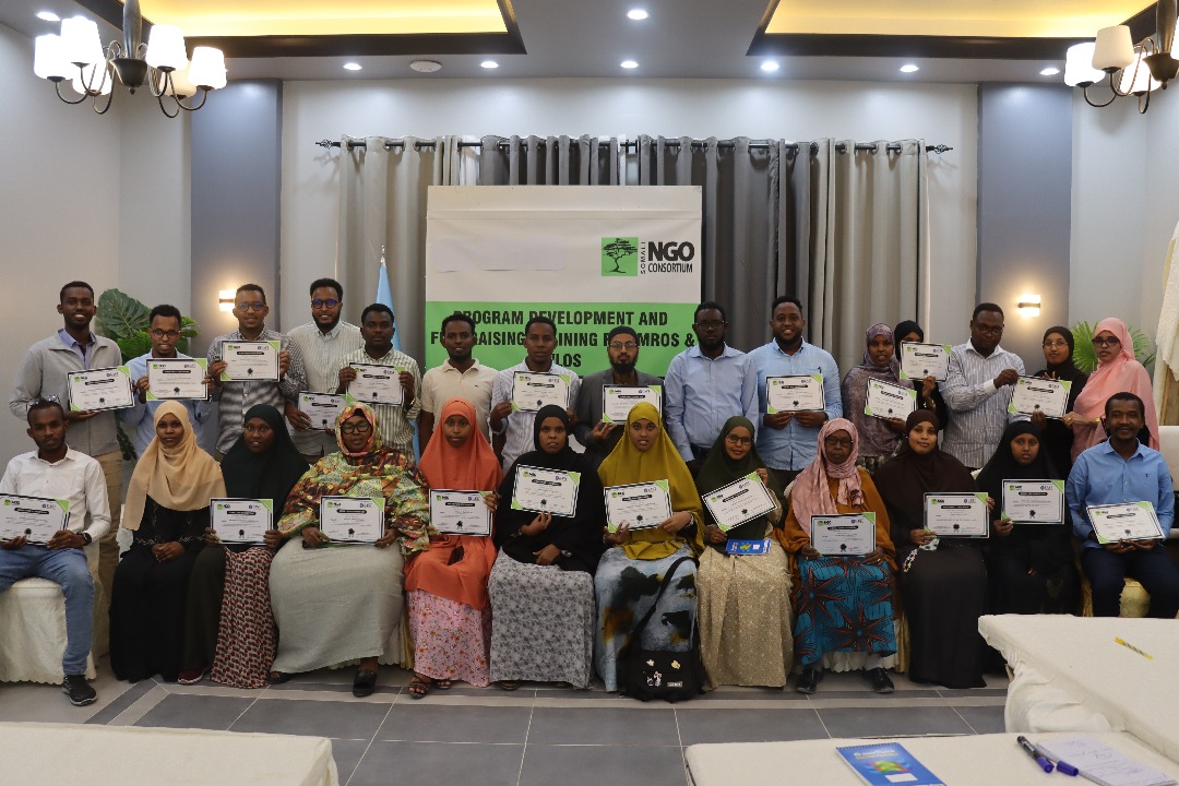 MCANetwork2's tweet photo. MCAN Successfully attended  a three-day SNC Lead  Program Development and Fundraising Training. The workshop, held at G-P, brought together  WLOs &amp; MROs to strengthen their skills in resource mobilization, program design, and fundraising strategies.@NGOConsortium  @UNinSomalia https://t.co/JRgewzflD3