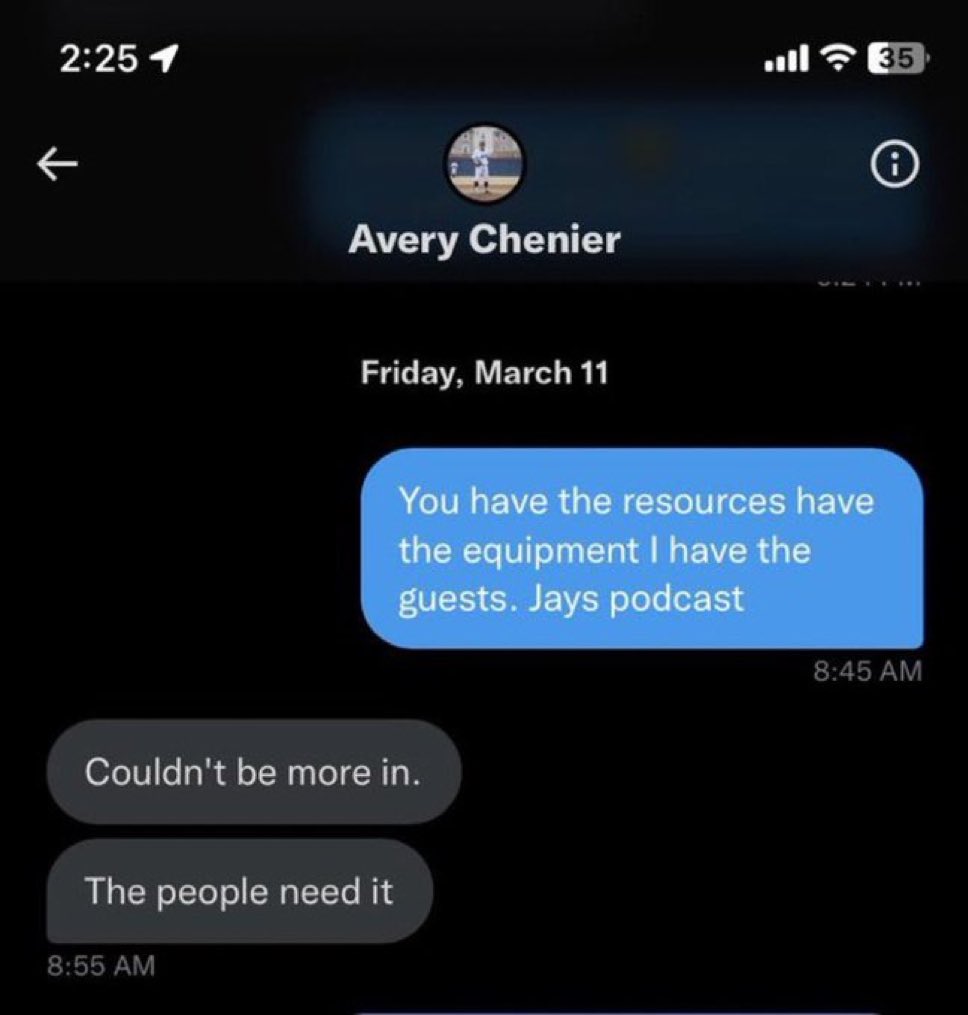 The DM that started it all #history