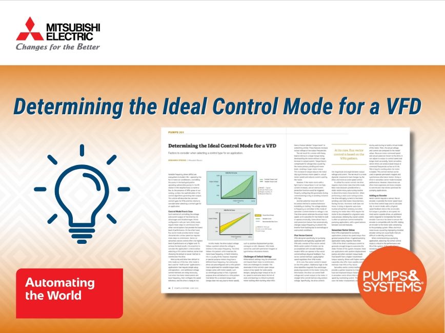 Mitsubishi Electric Automation (Americas) (@mitsubishielect) on Twitter photo This <a href="/PumpsSystemsMag/">Pumps & Systems Magazine</a> article explores various control methods for VFDs and helps you choose the right option for your needs. Whether you prioritize ease of use or exceptional performance, this article provides valuable insights!
Read the article ๐ okt.to/D2VLnB This <a href="/PumpsSystemsMag/">Pumps & Systems Magazine</a> article explores various control methods for VFDs and helps you choose the right option for your needs. Whether you prioritize ease of use or exceptional performance, this article provides valuable insights!
Read the article ๐ okt.to/D2VLnB