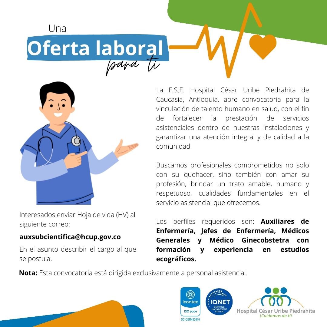 E.S.E. Hospital César Uribe Piedrahita tweet media
