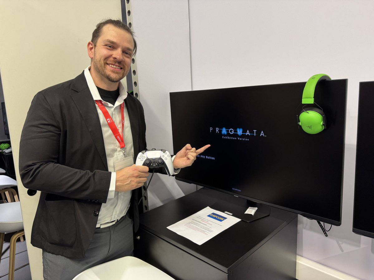Played the full PRAGMATA demo thanks to <a href="/CapcomEurope/">Capcom Europe</a> in <a href="/gamescom/">gamescom</a>!

Let me tell you: definitely the highlight of the show for me thus far! 

Keep an eye out for it in 2026!

SO excited to play it when it releases! 👏