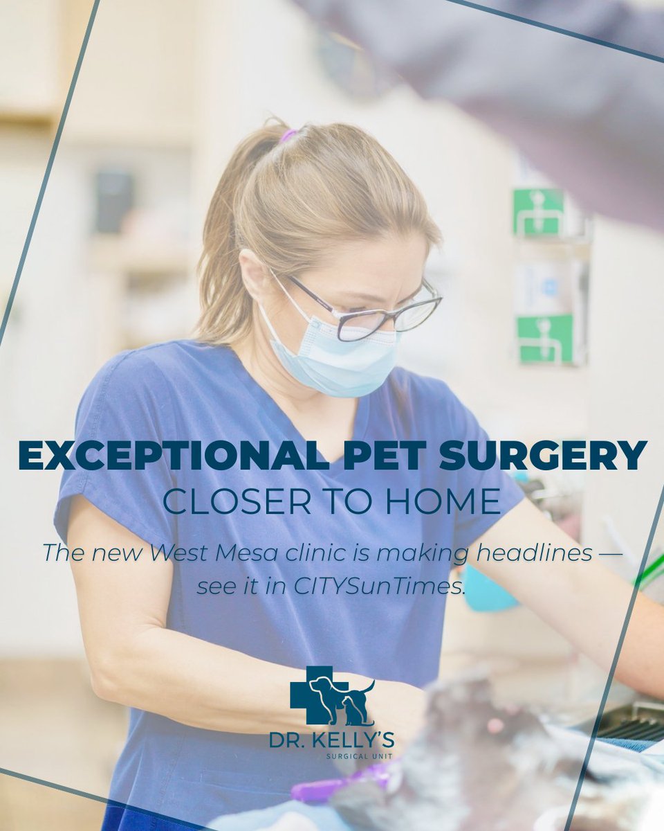 drkellysurgical's tweet image. "People are being priced out of pet care. Too many families and rescues have been driving across town to access care that should be available in their own neighborhood.” -Douglas Patriquin, CEO 🐾

We’re changing that. @CITYSunTimes recently featured our brand-new West Mesa…