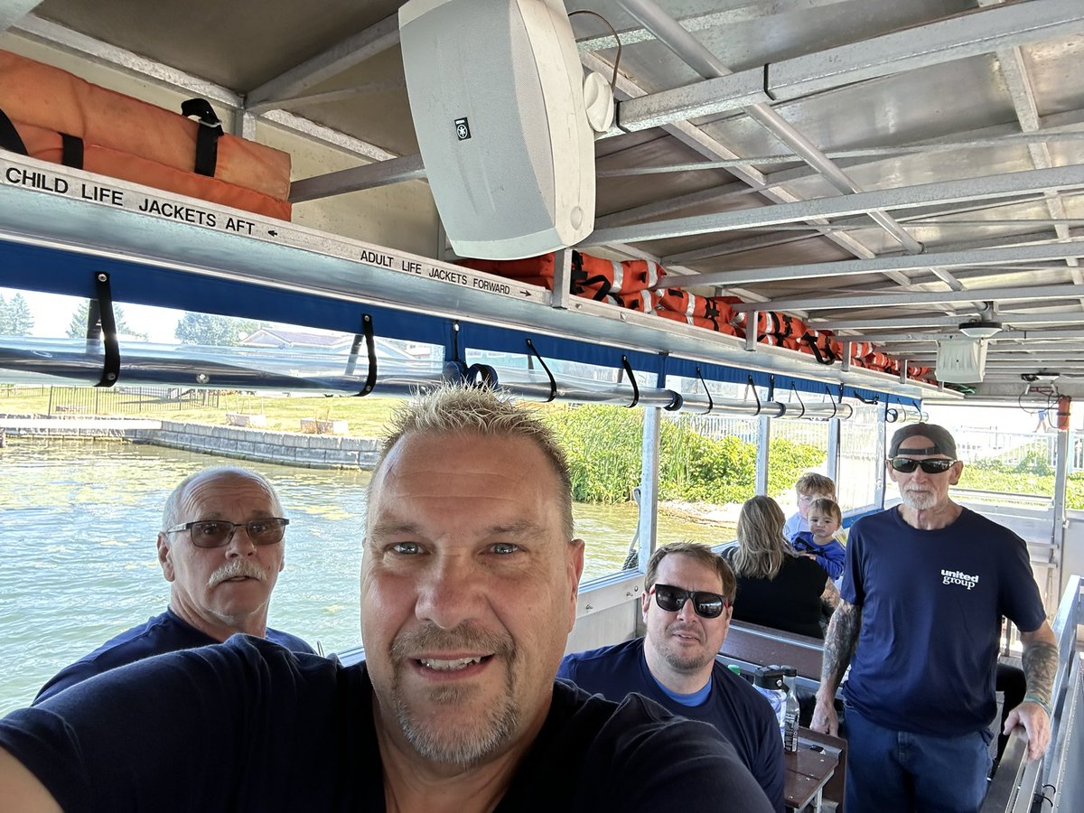 Huge thank you to Clayton Island Tours for having us out for Maintenance Appreciation. We are about to do the glass bottom boat tour and an amazing lunch was provided.