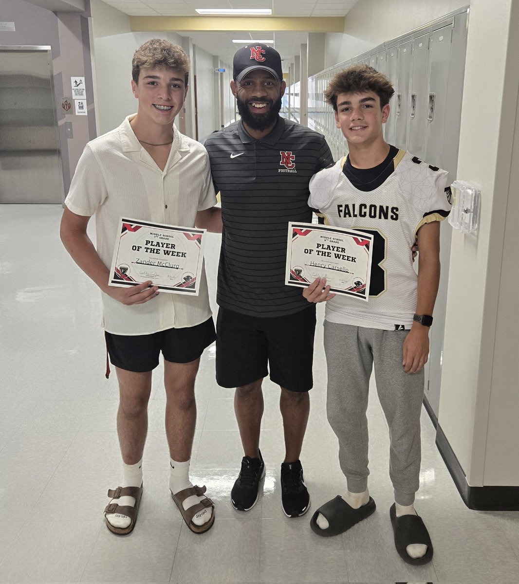🎉 Congratulations to our 7th and 8th Grade Players of the Week! 🏆 Your hard work, dedication, and teamwork continue to inspire us all. Keep it up! #TheClimb