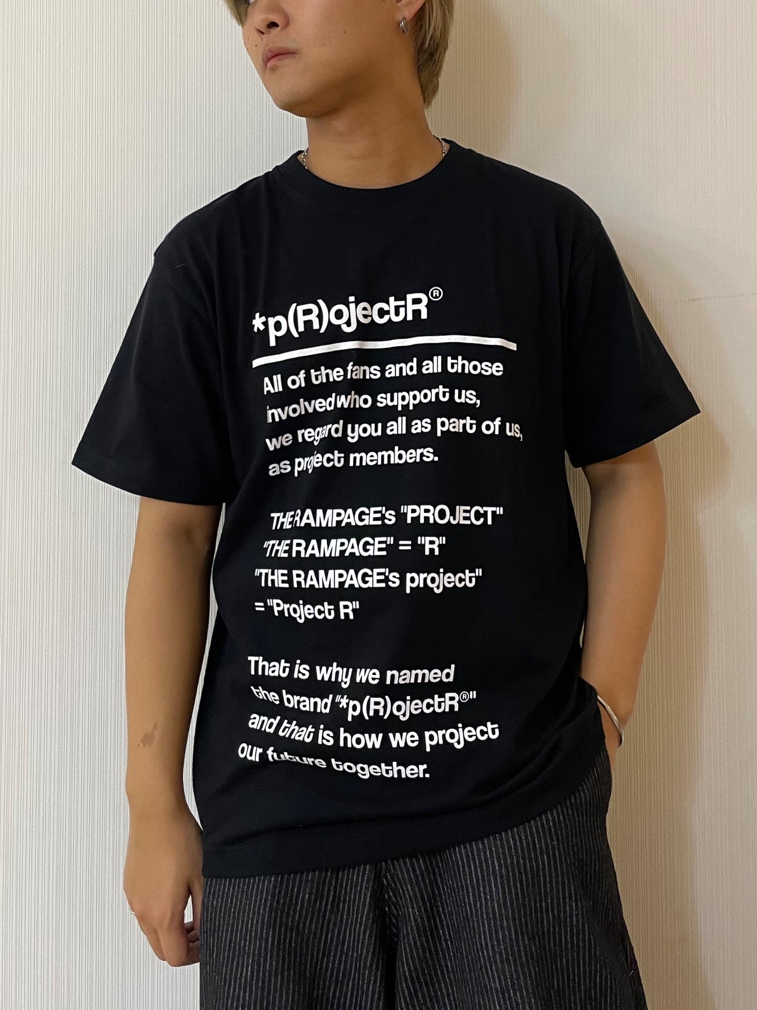 【*p(R)ojectR®】RAMPAGE 2ndアニバーサリー Tシャツ XL p(R)ojectR®】RAMPAGE 2ndアニバーサリー Tシャツ XL EXILE