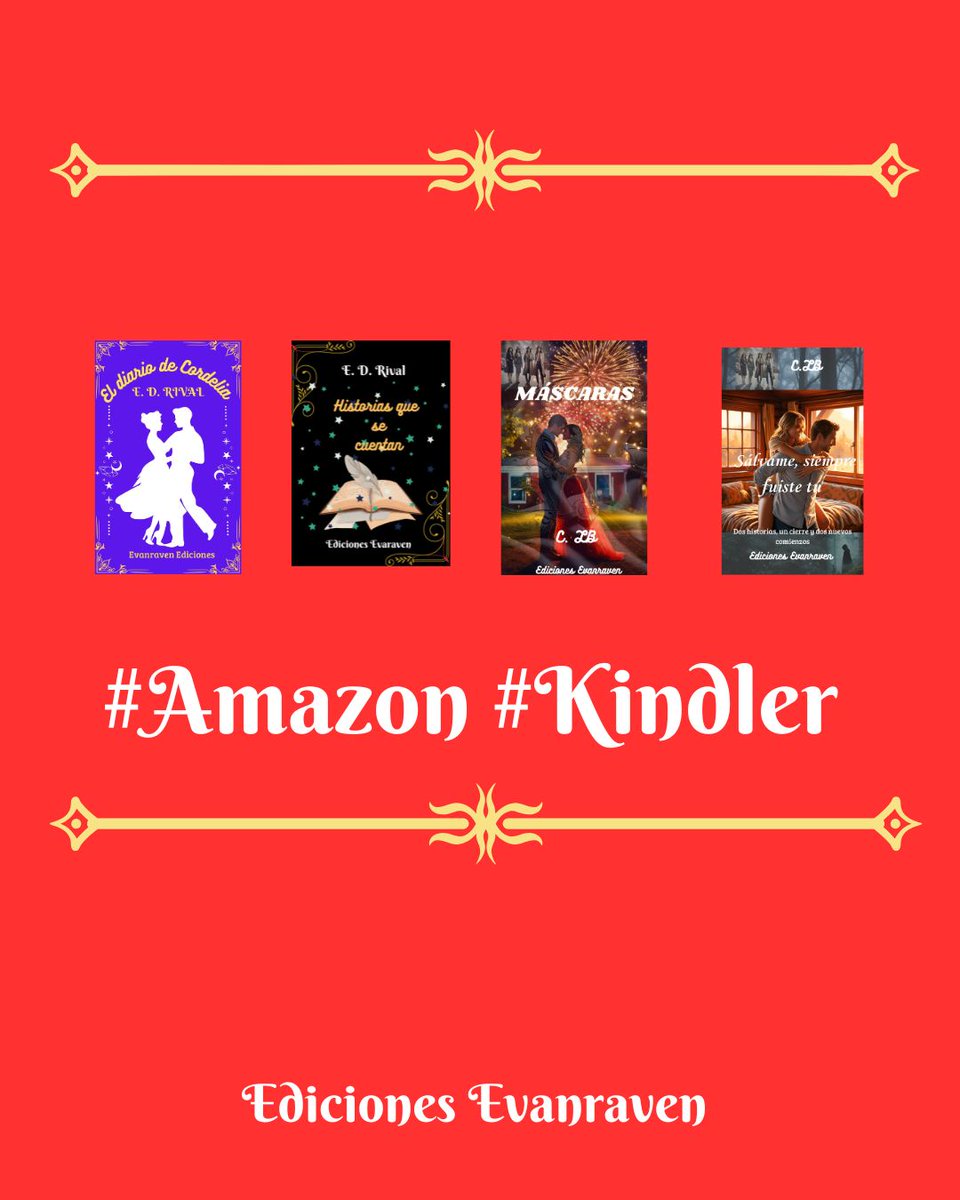 C. LB 🖋️📒📝 (@clb_escritora) on Twitter photo <a href="/Lovexlalectura/">Loveporlalectura</a> ME toca a mí dejar los de <a href="/EDR_escritora/">E. D. Rival- escritora✒📚</a> y los mios
#ElDiariodeCordelia
amzn.eu/d/60KIkPX
#Historiasquesecuentan
amzn.eu/d/8yHadpB
#Máscaras
amzn.eu/d/629f3Gv
#Salvame,siempre fuiste tú
amzn.eu/d/bmpwk7N
#romantica #suspenso #KindleUnlimited <a href="/Lovexlalectura/">Loveporlalectura</a> ME toca a mí dejar los de <a href="/EDR_escritora/">E. D. Rival- escritora✒📚</a> y los mios
#ElDiariodeCordelia
amzn.eu/d/60KIkPX
#Historiasquesecuentan
amzn.eu/d/8yHadpB
#Máscaras
amzn.eu/d/629f3Gv
#Salvame,siempre fuiste tú
amzn.eu/d/bmpwk7N
#romantica #suspenso #KindleUnlimited