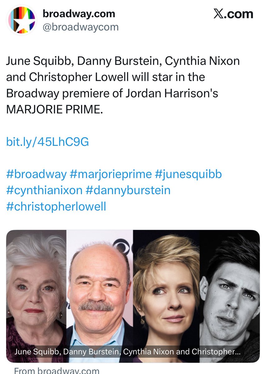 Did we manifest this? We won’t be missing Miss Squibb this time. 

The campaign for #JuneOnDRAMA begins today! 🧡