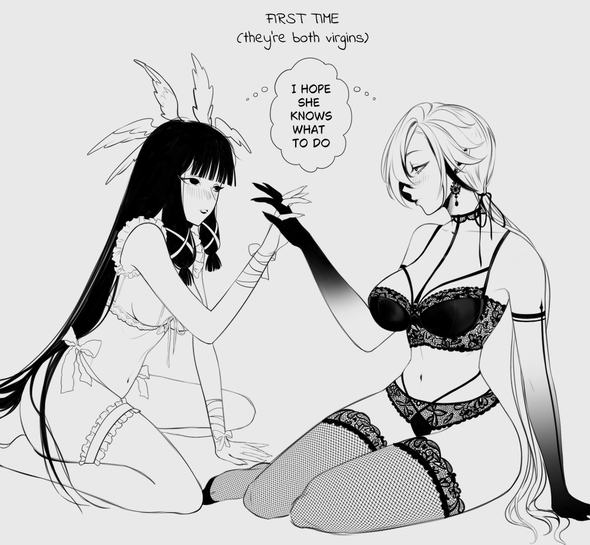 this one arlebina for some reason ig ppl like lessbiens in lingerie