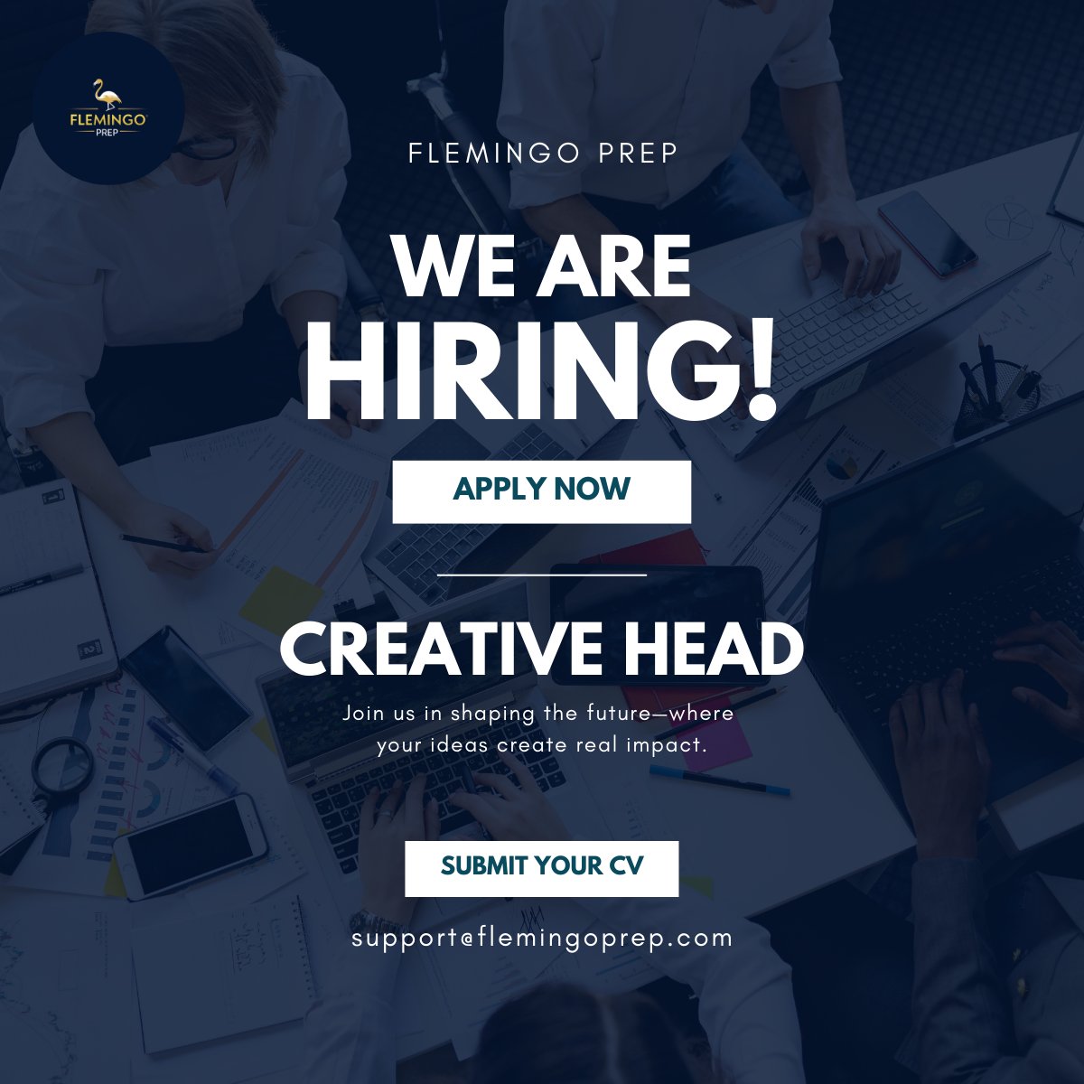 flemingoprep's tweet photo. We’re on the lookout for our next Creative Head! 

If you’re bold, innovative, and ready to redefine education branding, Flemingo Prep might just be your next big move. 🚀

#flemingoprep #creative #innovative https://t.co/BXYT5vX4VO
