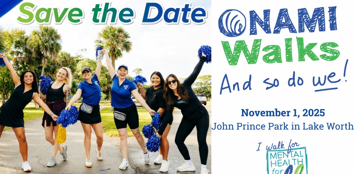 bocatribune's tweet image. November 1, 2025

Boca Raton, FL - August 21, 2025 - Join us for NAMIWalks Palm Beach County 2025! #NAMIWalks
bocaratontribune.com/bocaratonnews/…
