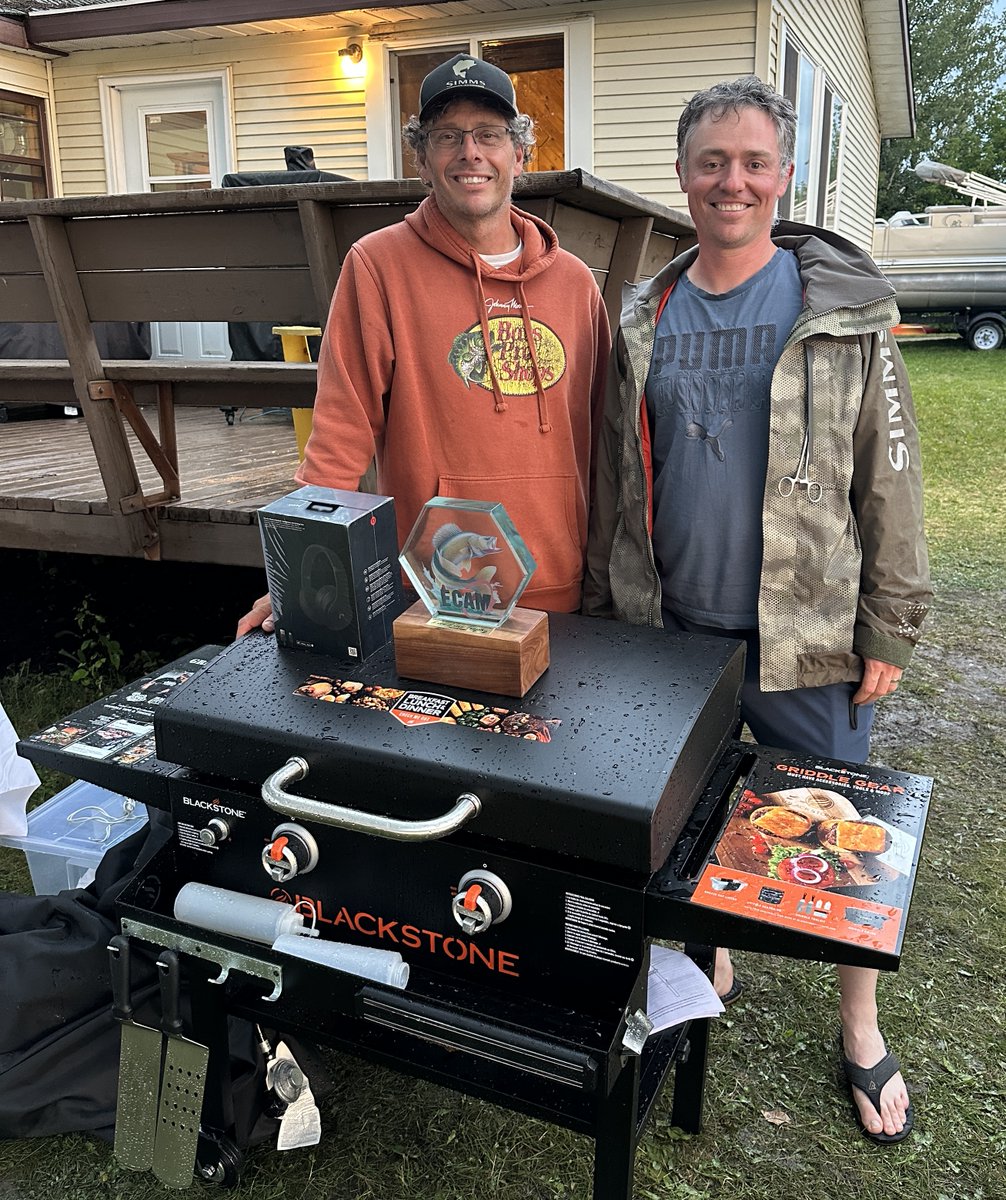 ECAManitoba's tweet photo. Congratulations to Jeff Laurin, the champion of the ECAM Fishing Derby! Jeff hauled in the three longest walleye and topped it off by landing the largest bass of the day. Talk about making a splash! π
#FishingDerbyChampion #ECAM2025 #WalleyeWinner #BassBoss https://t.co/6bIHvmr5Nn
