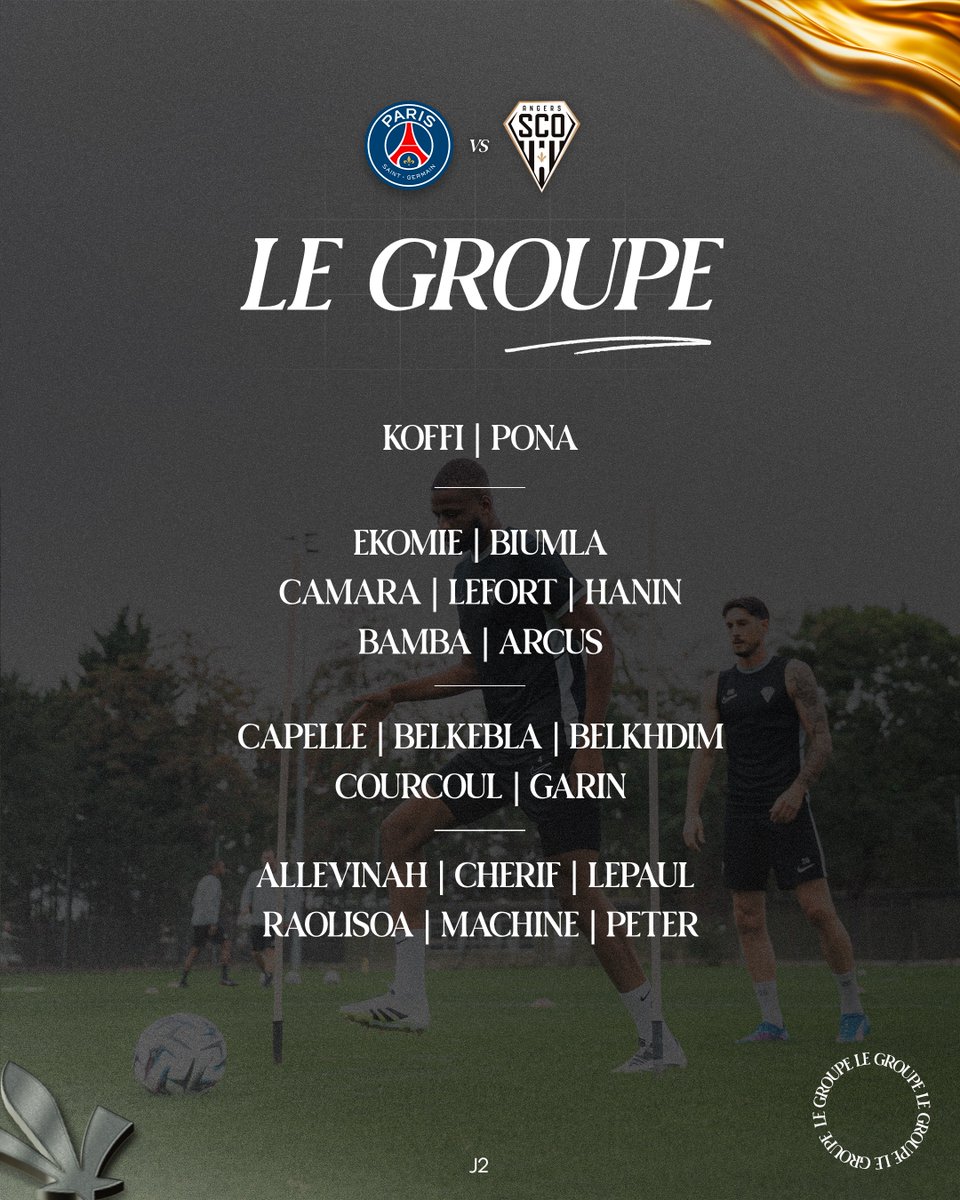 AngersSCO's tweet photo. Le 𝗴𝗿𝗼𝘂𝗽𝗲 pour le déplacement dans la capitale 🫡 https://t.co/2yeFwD6UjQ