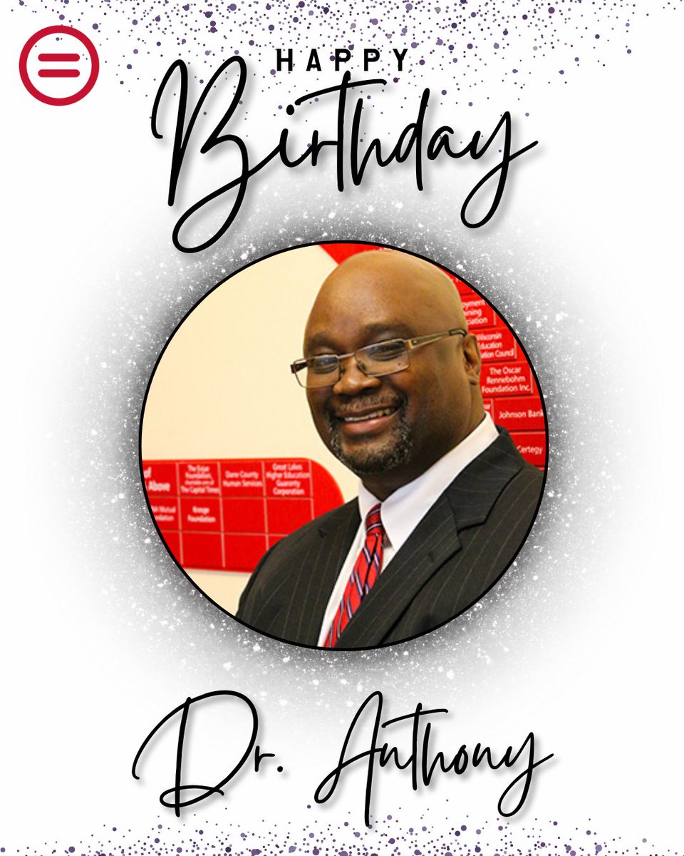 The Urban League of Greater Madison, wishes our President &amp; CEO, Dr. <a href="/rubenatonyjr/">Ruben L Anthony Jr</a>, a Happy Birthday!

Please share.

#VisionaryLeader
#CommunityChampion
#HappyBirthday