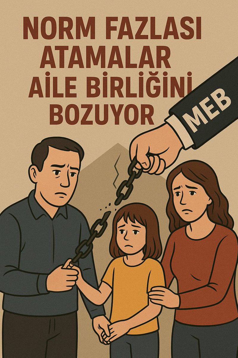 Bir imzayla aileler ayrılıyor, hayatlar değişiyor. Öğretmen emeğini sürgünle değil, adaletle onurlandırın. 
<a href="/Yusuf__Tekin/">Yusuf Tekin</a> 
<a href="/tcmeb/">Millî Eğitim Bakanlığı</a> 
<a href="/tcailesosyal/">T.C. Aile ve Sosyal Hizmetler Bakanlığı</a>
  <a href="/egitimsen/">Eğitim Sen</a> <a href="/EgitimBirSen/">Eğitim-Bir-Sen</a> <a href="/egitimis/">Eğitim-İş</a> 
#ResenVarAileYok