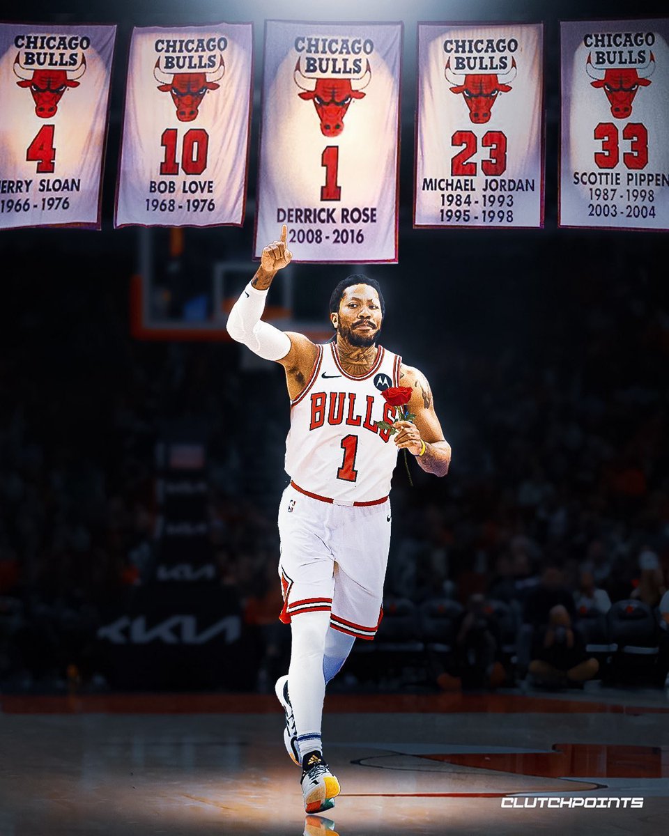 El 24/01/26 va a ser una fecha muy especial

Ese día, los Chicago Bulls retirarán el dorsal #1 de Derrick Rose

Nuestro ídolo. El MVP más joven de la historia 

🥺🌹