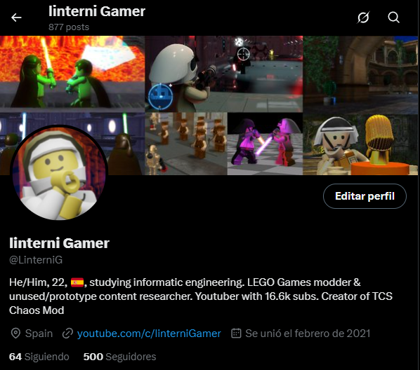 Just got 500 followers on Twitter. Thank you all so much (I know it's not too much but for me that's a lot 😁). The following days, due to the new #LEGOBatmanGame coming out, I'm gonna be digging on the previous games for unused content, starting with unused levels as usual😉