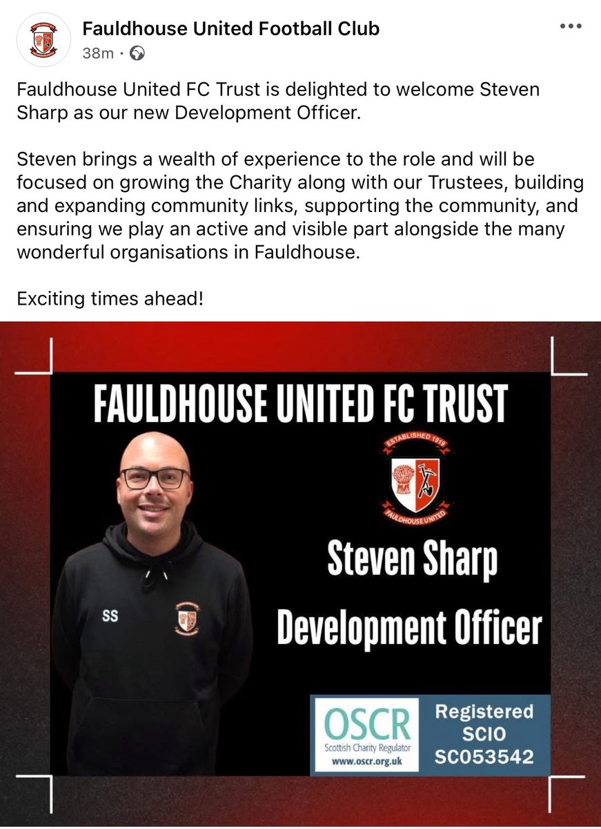 stevensharp90's tweet image. Extremely grateful to have been entrusted by the Trustees and Executive Board to develop and grow the Charity and give back to our amazing community. Looking forward to the challenge 💪🏻