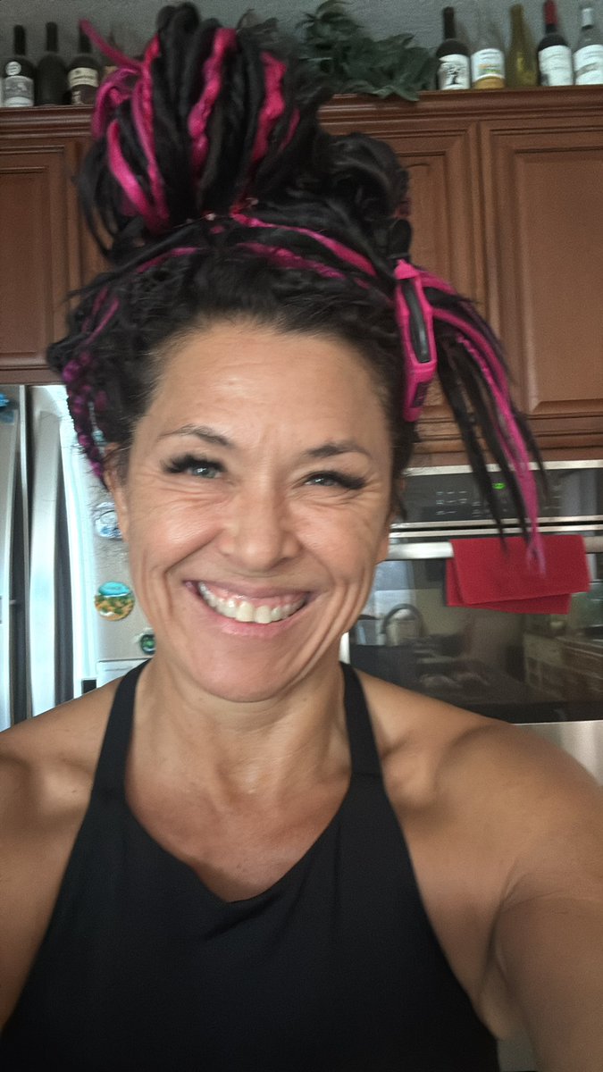 Hair ready for Burning Man!  Heading out tomorrow!!!