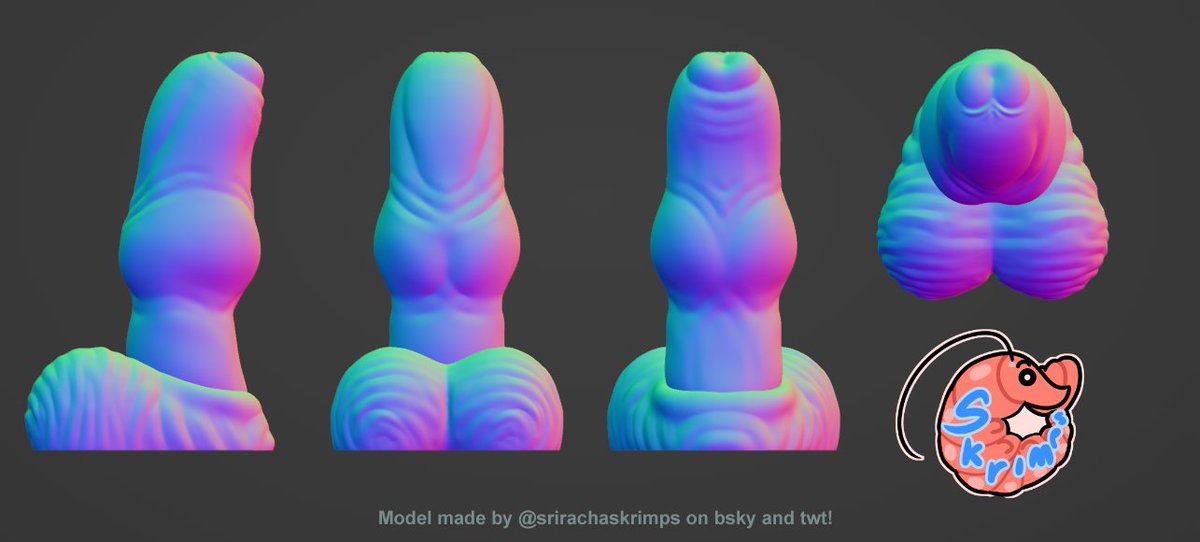 New model up today! Meet Ukko (pronounced Oo-koh)! Wanted to make a fairly simple short-shafted, yet knotted model :]