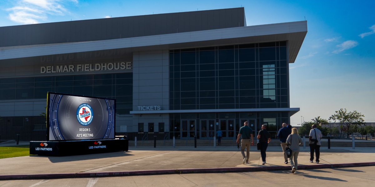 ledpartnershtx's tweet image. Honored to sponsor the THSADA Region 5 AD’s Meeting at Delmar Stadium! 🏟️ Grateful to support Texas high school athletics &amp;amp; the leaders shaping its future.

👉 Learn more about our event screens at zurl.co/2q9Jj

#THSADA #LEDPartners #HighSchoolAthletics