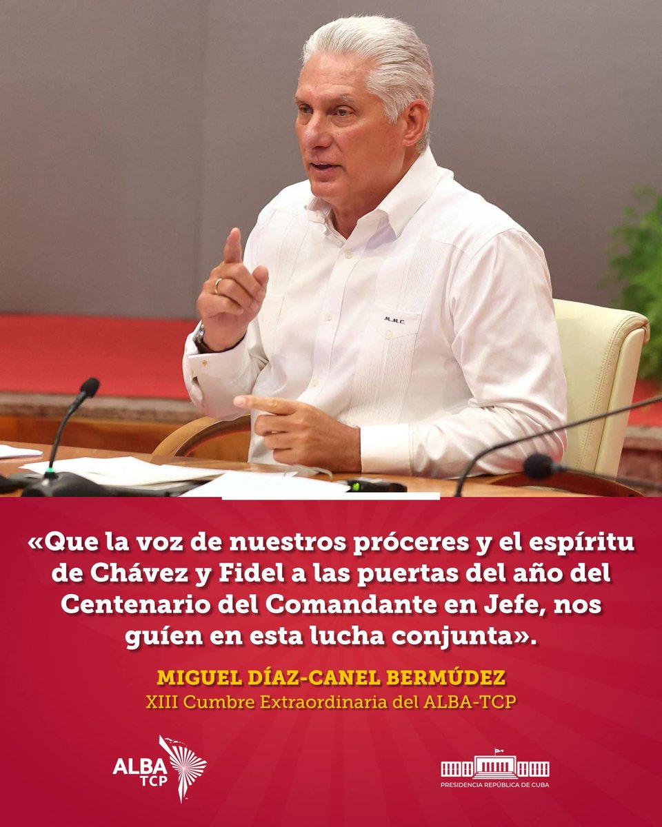 Mabel Acea (@aceamabel) on Twitter photo Yo sigo a mi #Presidente en la XIII Cumbre Extraordinaria del ALBA -TCP
<a href="/ArletyBarazal/">Arlety Barazal Gutiérrez 🇨🇺</a> <a href="/Colina_CTCuba/">Miguel Colina</a> <a href="/Cuba_CTC/">Central de Trabajadores de Cuba</a> <a href="/SNTCD_1971/">SNTCD_1971</a> Yo sigo a mi #Presidente en la XIII Cumbre Extraordinaria del ALBA -TCP
<a href="/ArletyBarazal/">Arlety Barazal Gutiérrez 🇨🇺</a> <a href="/Colina_CTCuba/">Miguel Colina</a> <a href="/Cuba_CTC/">Central de Trabajadores de Cuba</a> <a href="/SNTCD_1971/">SNTCD_1971</a>
