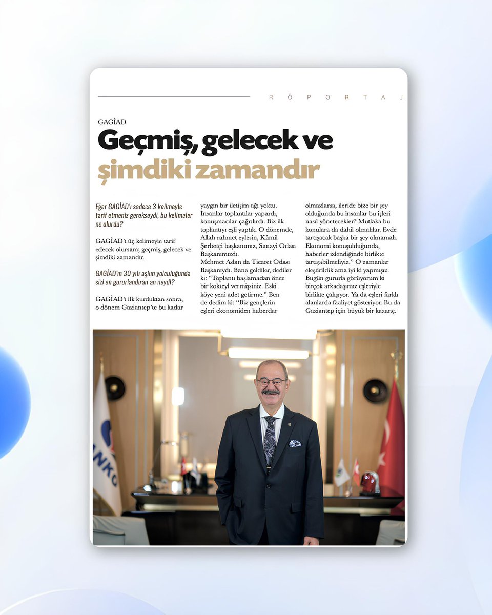 FaceDergisi's tweet photo. GAGİAD’ın (Gaziantep Genç İş İnsanları Derneği) Kurucu Başkanı Adil Sani Konukoğlu ve halihazırdaki başkanı olan oğlu Yiğitcan Konukoğlu ile gerçekleştirdiğimiz özel röportajımız sizlerle...
#face #facedergisi #facemagazine #dergi #magazines #gündem #konuk #köşeyazısı #magazinescalumn #röportaj #yenisayı #gaziantep #turkey #yazar