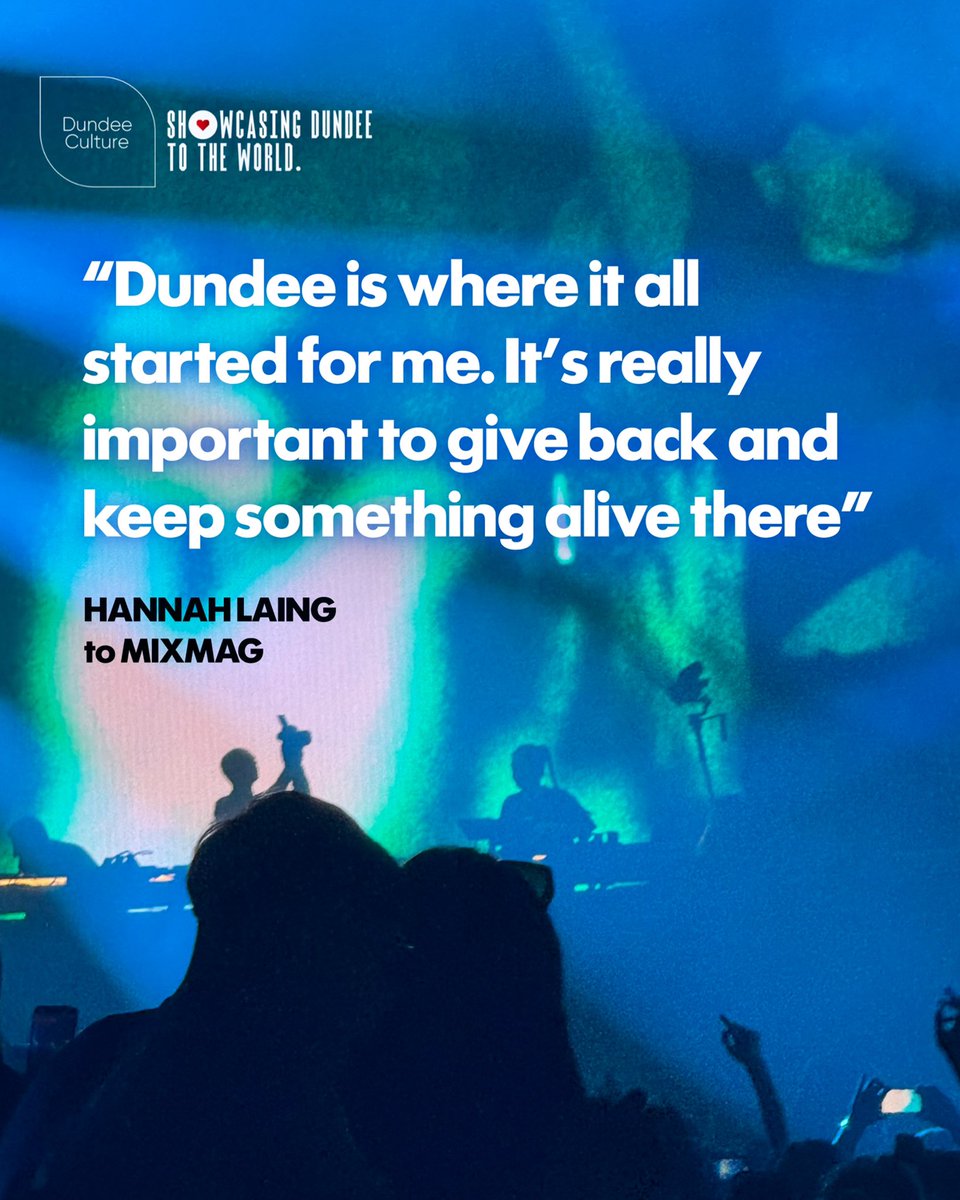 💙🎧💚 Loved reading Hannah Laing’s fantastic piece with MIXMAG where she talks all Dundee! From the city’s old nightlife scence, bringing up the old Reading Rooms nightclub to talking about Doof in the Park - it’s a brilliant read!

🔗 mixmag.net/feature/the-mi…