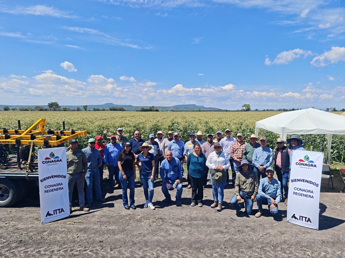 🙏 Gracias a Juan Pablo Andradre y al equipo de <a href="/ConagraBrands/">Conagra Brands</a> por confiar en <a href="/IttaAgronomy/">ITTA-AGRONOMY</a>

🤝 Juntos, empresas, técnicos y productores están sembrando un futuro sostenible.

#InnovaciónAgrícola #DesarrolloRuralSostenible #México 🇲🇽