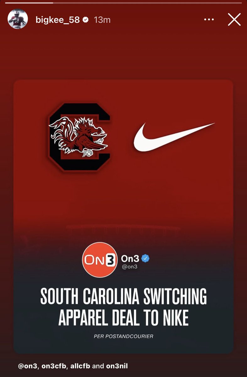 It’s safe to say that there are a lot of both current and former Gamecocks who are happy about this Nike announcement