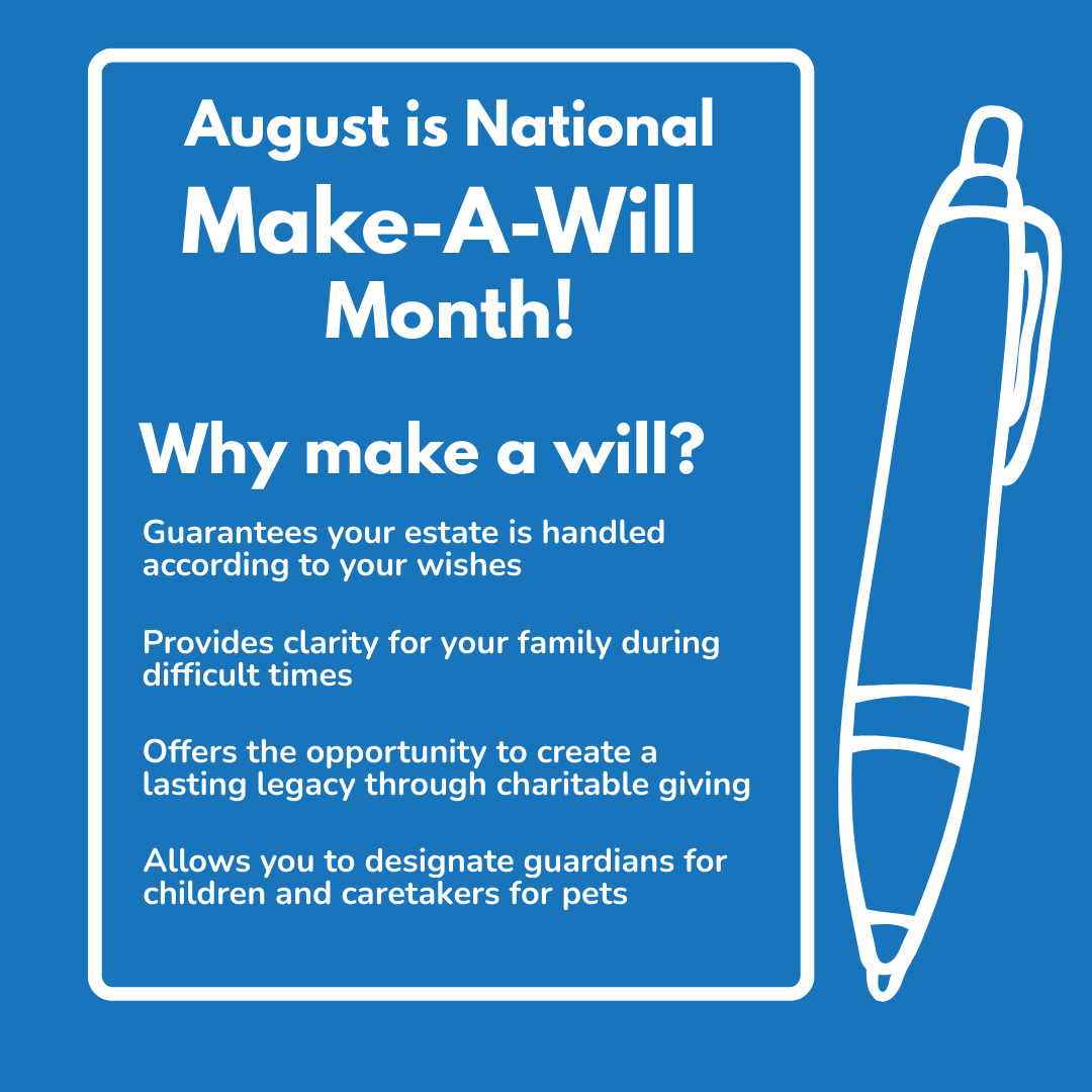 NLSAPGH's tweet photo. August is #MakeAWIllMonth
A will protects your loved ones and creates a legacy.
Consider including NLS in your estate plan to ensure equal access to justice for future generations.
Contact NLS to learn more. https://t.co/DimTlHTTYs