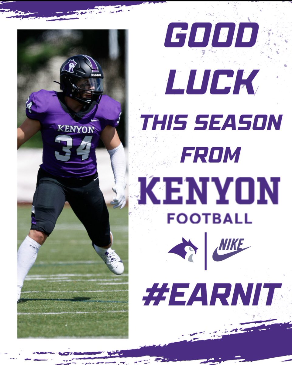 Thank you Kenyon university and <a href="/IanMGood/">Ian Good</a> . Can’t wait to ball out this season