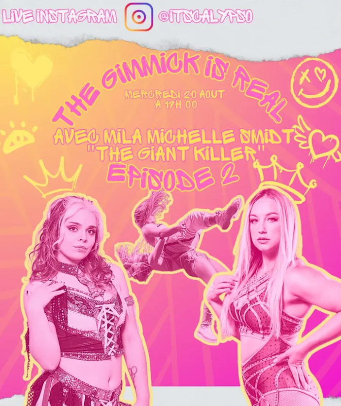 Si vous avez pas vu l'interview de <a href="/MilaSmidt/">Mila Michelle Smidt 👑</a> chez <a href="/CalypsoBrunel/">Calypso | Pro Wrestler</a> sur l'Instagram de cette dernière, je vous conseille vivement d'y jeter un œil (c'est en 3 parties), ça vaut le coup.