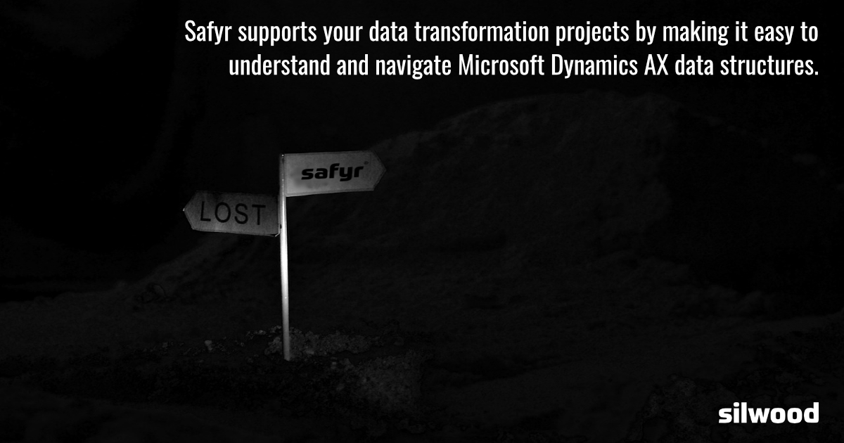 Silwood_Safyr's tweet image. Safyr supports your data transformation projects by making it easy to understand and navigate Microsoft Dynamics AX data structures. #MSDynamics ow.ly/GjSu50Vwucb