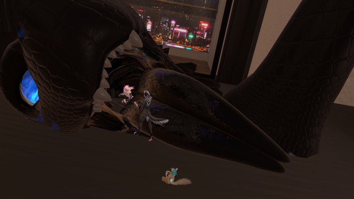 platinsoul's tweet photo. Tomorrow around 11 PM (CEST) there will be another GER Vore Meetup, but this time you also have the chance to attend.
It will be a public SFW lobby.
Since I can't check ages, please behave x3

(If things go well, I'll do it more often ^^)

#vore #vrchat https://t.co/RiLdKlsdgl