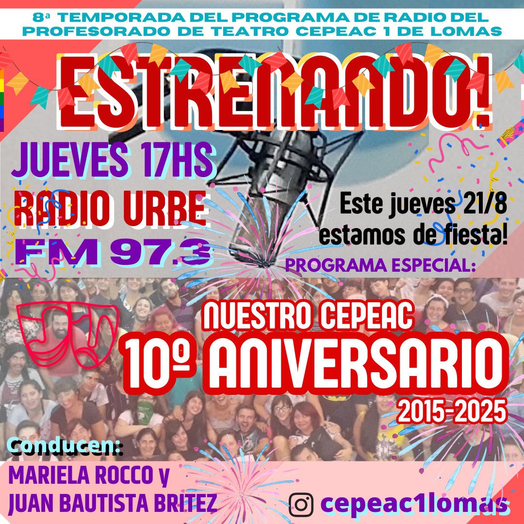 Cepeac1Lomas's tweet photo. ¡FELIZ CUMPLE PARA TODXS NOSOTRXS! https://t.co/Ir2DBtTVMc