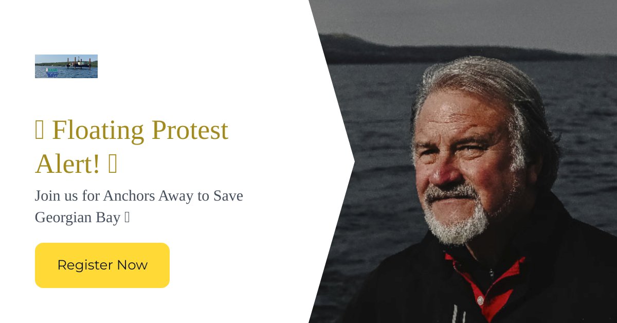 🚨 Floating Protest Aug 23 @ 11AM 🚨
Join us in Meaford to say STOP TCE!
TC Energy is drilling without approvals—threatening our water &amp; wildlife.
🛶 Bring your boat
🦺 Safety gear required
📍 Cedar Ave &amp; Harbour Beach Dr
🔗 anchorsaway.savegeorgianbay.ca
#SaveGeorgianBay