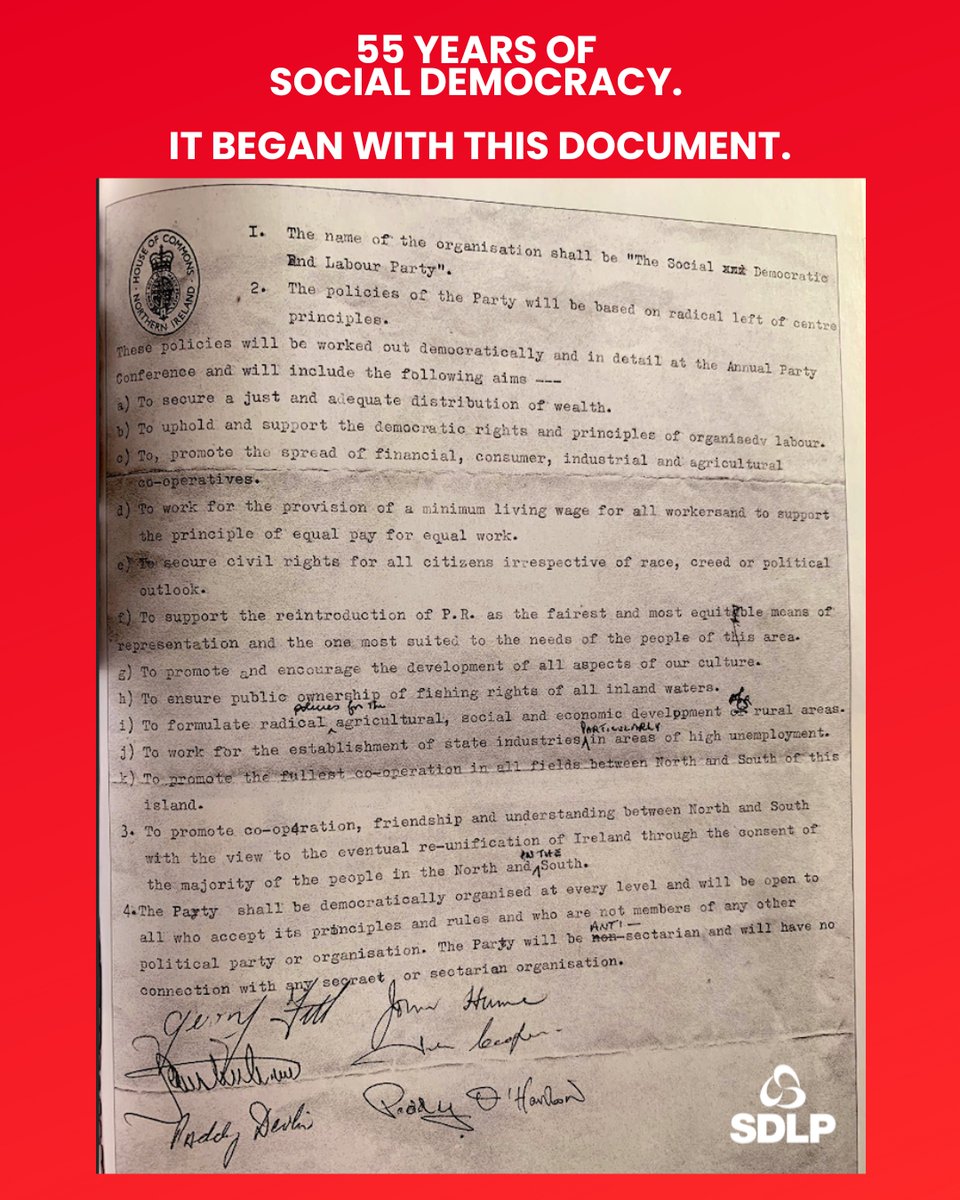 The SDLP tweet media