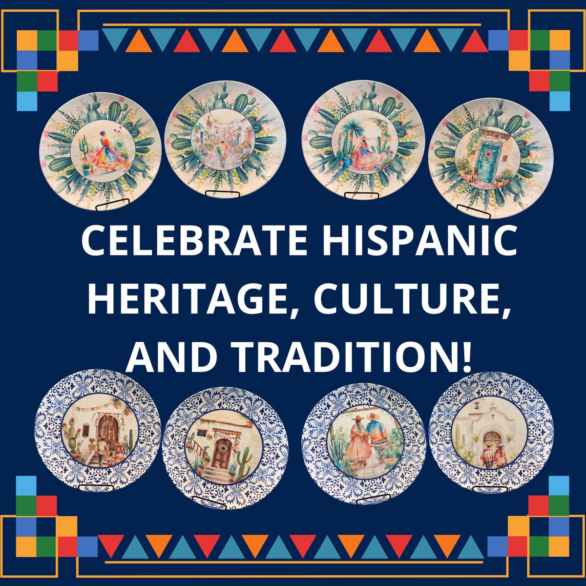 CappadonaRanch's tweet photo. Set the Table with Tradition!
Celebrate culture through craftsmanship. Our Hispanic culture-inspired plate sets are designed to bring vibrant color, history, and heart to your table. Each piece is a tribute to the rich traditions and joyful spirit that make Hispanic heritage so special.
Whether you're serving family favorites or creating new memories, do it with culture and pride.
Celebrate heritage at home — https://t.co/MchlE5pioR
#HispanicHeritageMonth #CappadonaRanch #CulturalTableware #HeritageAtHome #TraditionYouCanTaste #ShopLocalTX #MesquiteAndTradition #SetTheTableWithCulture