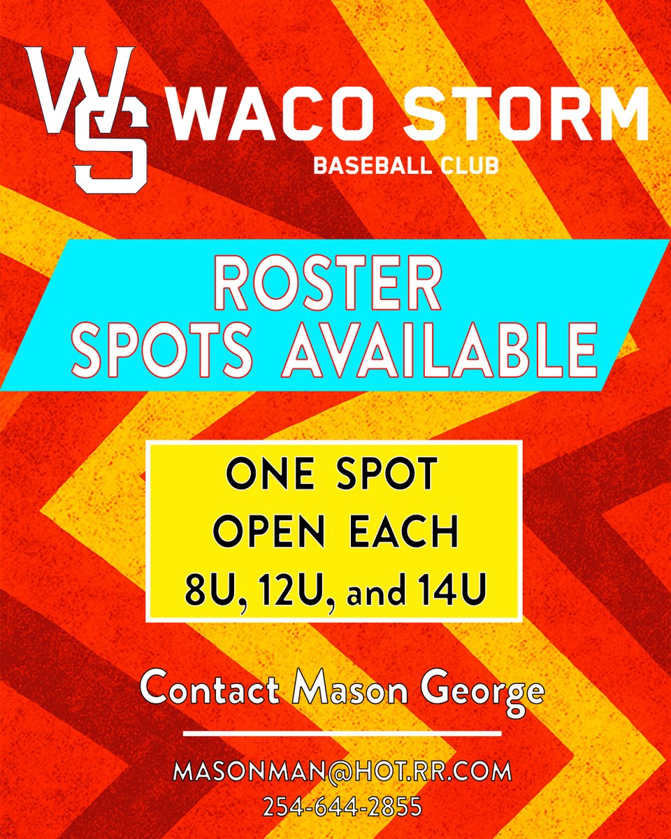 Waco Storm Baseball Club tweet media