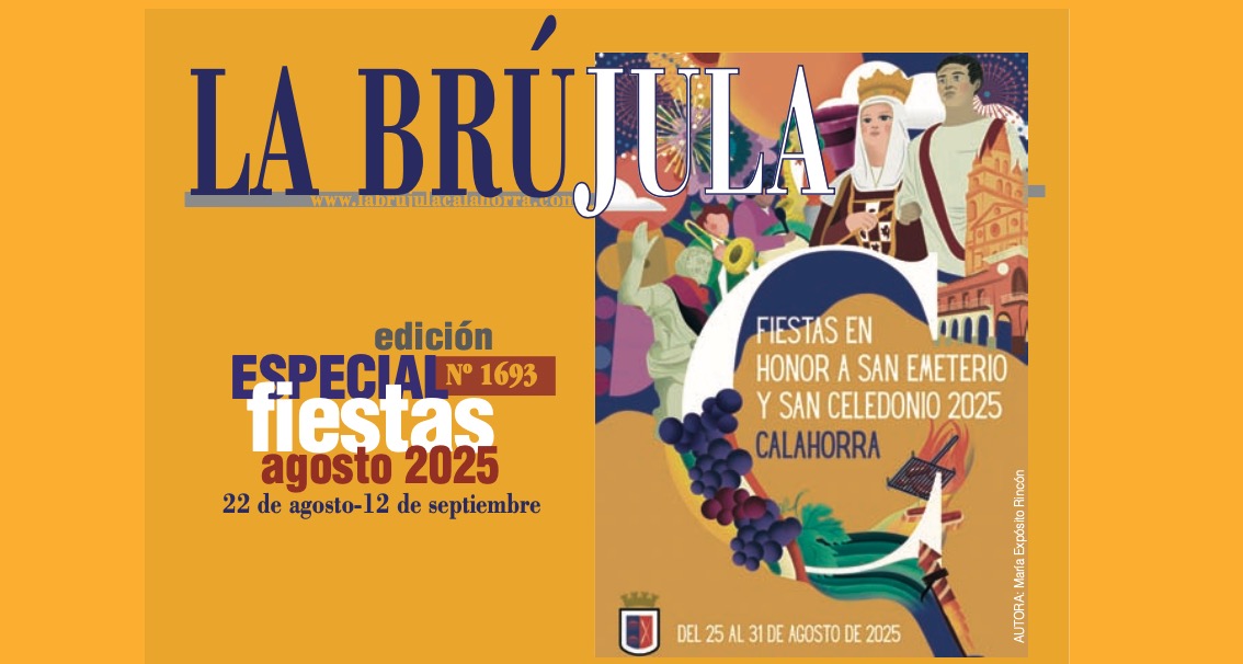 labrujulacala's tweet image. 📢 La edición Especial de Fiestas (LA BRÚJULA 1.693) ya está disponible en pdf
en ➡ labrujulacalahorra.com

#labrujula #labrujulacalahorra #brujula #LaBrújuladeCalahorra #Labrujulacalahorra #Labrujulacaja #Calahorra #leerlabrujula #LaBrújula #Brújula #brujulacalahorra