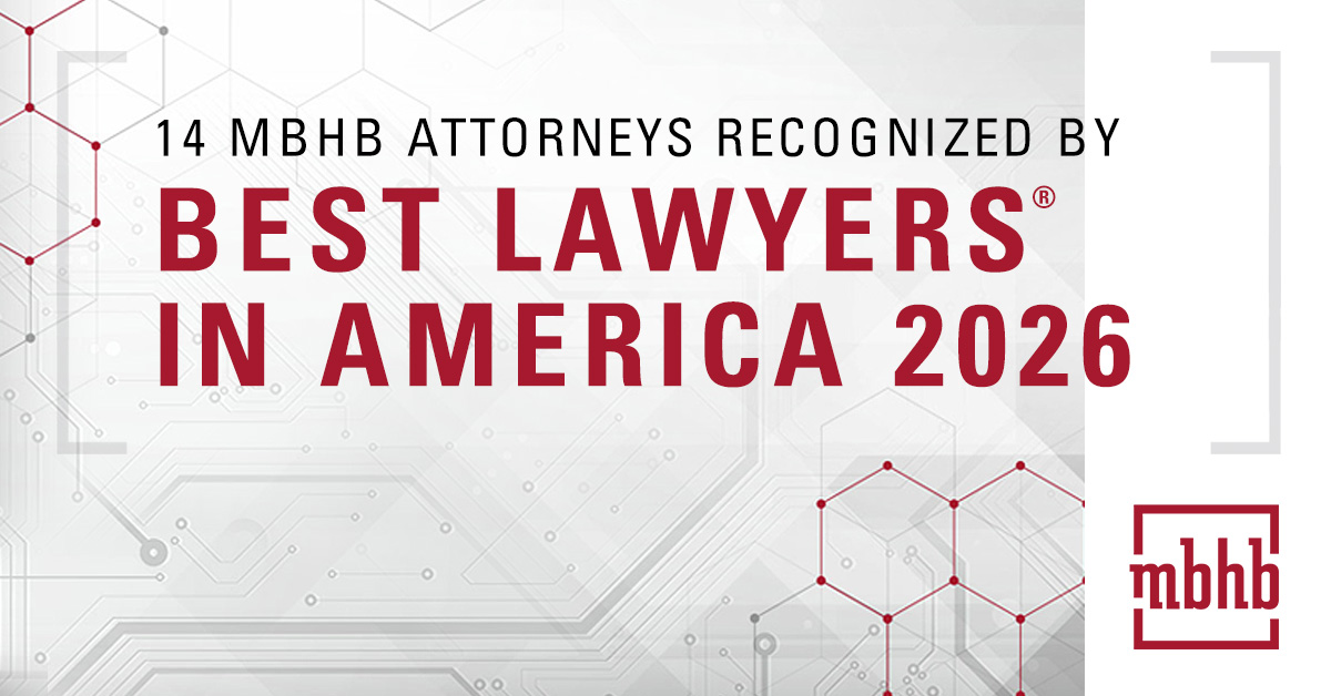MBHB's tweet photo. Congrats to the 14 MBHB partners who have been recognized by The @BestLawyers® in America 2026 edition in the categories of: biotechnology and life sciences, IP litigation, patent litigation, patent law, trade secrets law, and trademark law. Read more: https://t.co/R9dKuBG2kC https://t.co/GiVbLJozx9