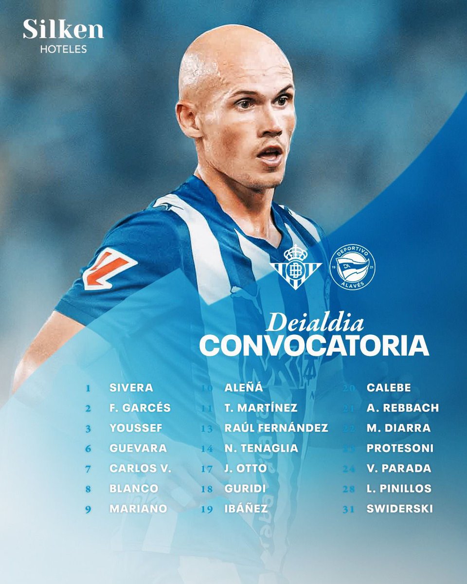 alvaroverdi's tweet photo. ‼️⚽️
Nikola Maras sin convocar para el partido del Alavés contra el Betis.

Movimientos en la defensa 🔜

#Alaves #LaLiga https://t.co/8UwAcUCXyL
