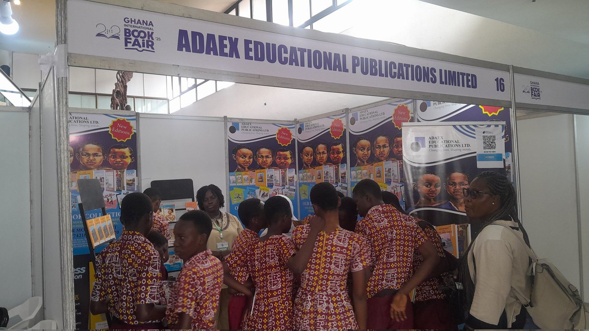 The 22nd Ghana International Book Fair is ongoing at the National Theatre, Accra from 6am to 6pm. It will end on Saturday 23rd August. Join us.