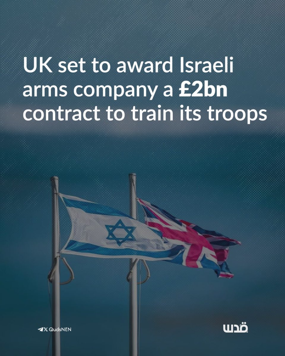 QudsNen's tweet image. The UK government is facing accusations of “complicity” in Israel’s war on Gaza after signing a new £2bn contract with Elbit Systems UK, the subsidiary of Israel’s largest weapons maker.

The deal, agreed on 17 January, is the first since the 7 October attacks and Israel’s…