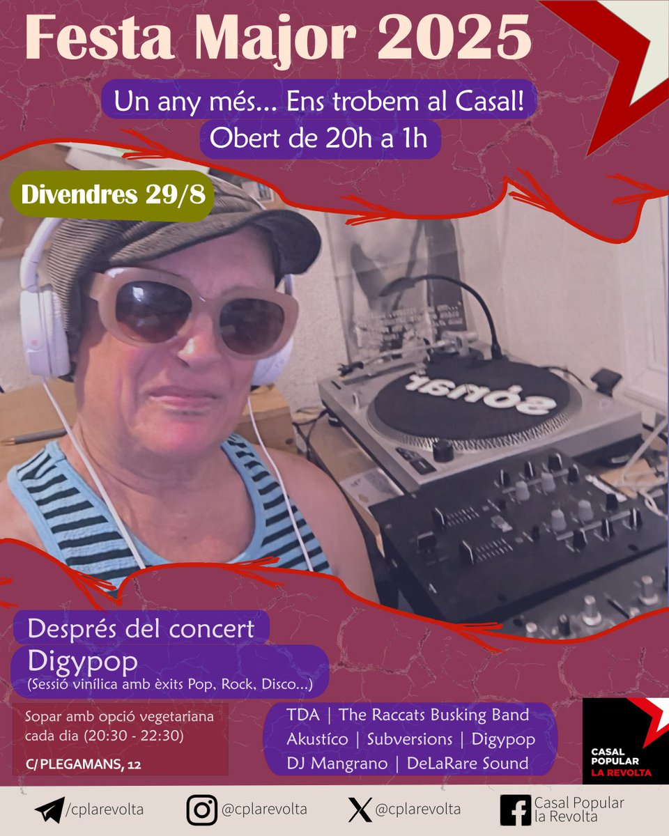 Divendres, folkabilly del bo! I a continuació, sessió vinílica amb Digypop!