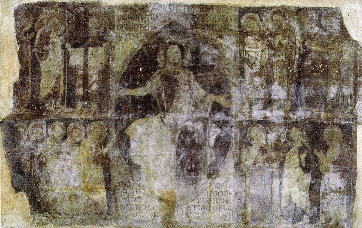 Esta pintura también tiene que volver.
Estaba en la iglesia de Sijena, la arrancó Gudiol en el 36, y se la quedó hasta 1946, en que la vendió. Acto seguido ingresó en el Museo de Barcelona.
Desde entonces siempre ha estado en los almacenes.
Nadie habla de él. 
Os explico: